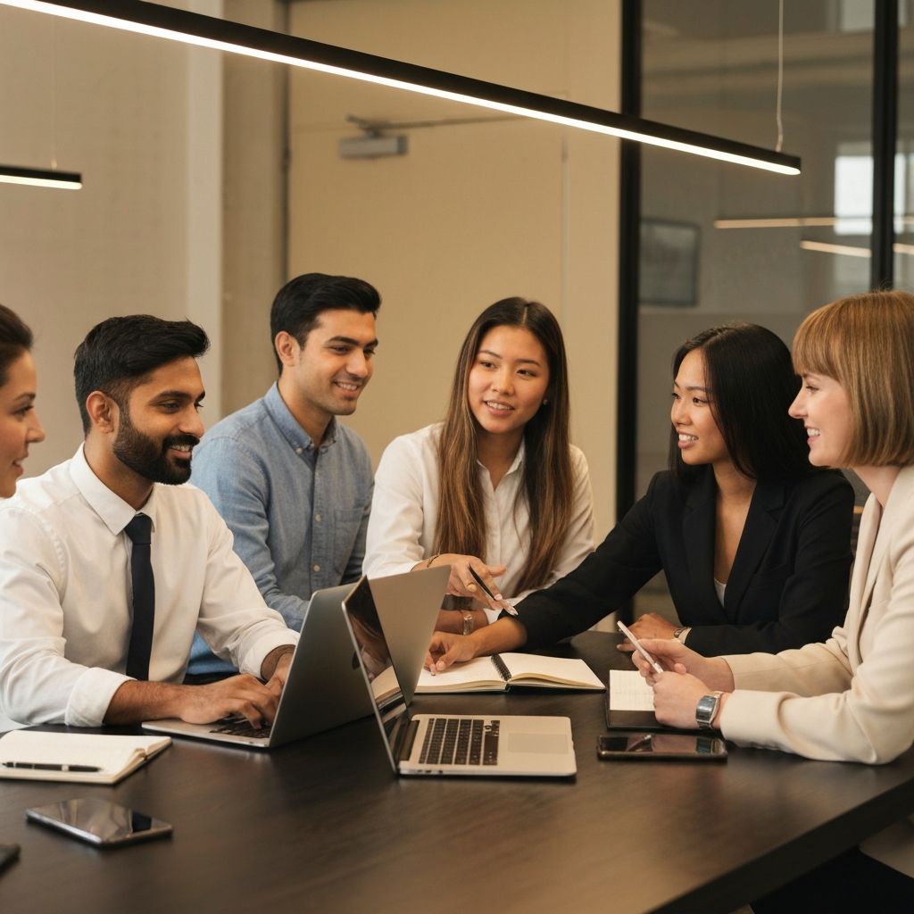 Marketing team strategizing and driving results